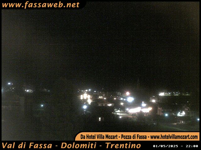 immagine della webcam nei dintorni di Vigo Ciampedie: webcam Pozza di Fassa