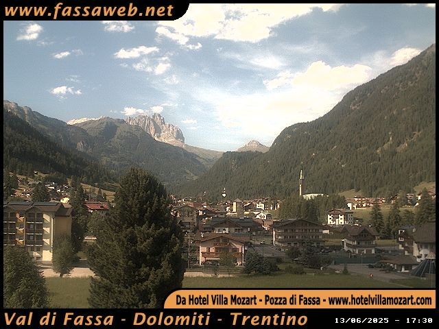 immagine della webcam nei dintorni di Carezza: webcam Pozza di Fassa