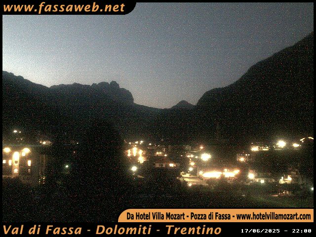 immagine della webcam nei dintorni di Predazzo: webcam Pozza di Fassa