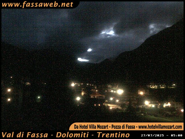 immagine della webcam nei dintorni di Predazzo: webcam Pozza di Fassa