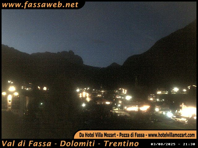 immagine della webcam nei dintorni di Panchià: webcam Pozza di Fassa