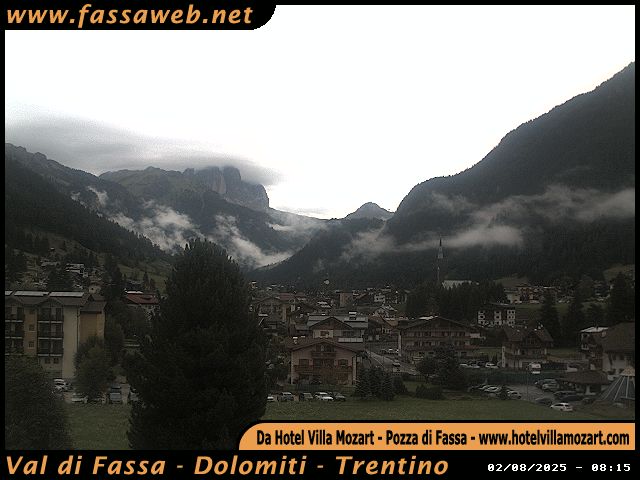 immagine della webcam nei dintorni di Pampeago: webcam Pozza di Fassa