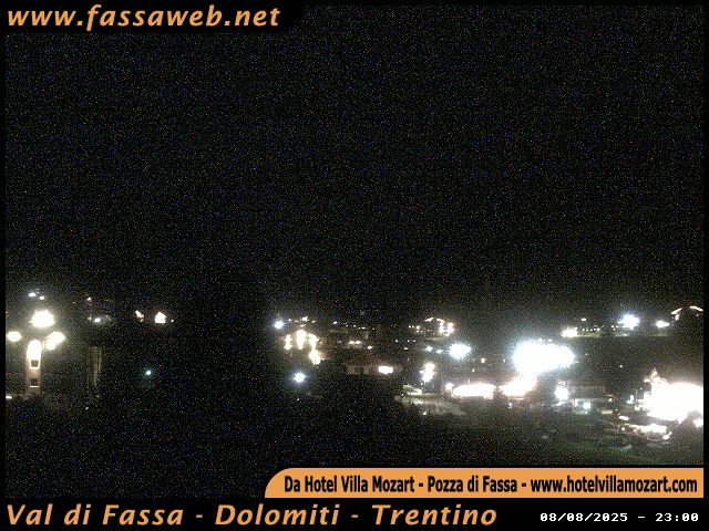 immagine della webcam nei dintorni di Ziano di Fiemme: webcam Pozza di Fassa