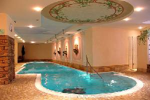 CENTRO BENESSERE - Centro Benessere dotato di piscina coperta con idromassaggio e nuoto controcorrente, piscina per bambini, sauna, bagno di vapore, bagno alle erbe, bagno di fieno, doccia rivitalizzante “meraviglia”, solarium UVA, panca termoriscaldata, zona relax con tisaneria.